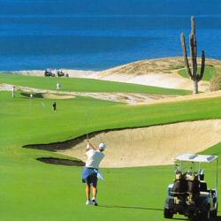 Oceanfront golf at El Dorado golf course in Cabo san Lucas